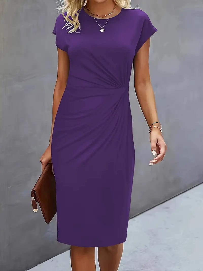 Primadon Kleider Violettblau / XS Elizabeth | Elegantes Festliches Kleid für Damen Hochzeitsgast