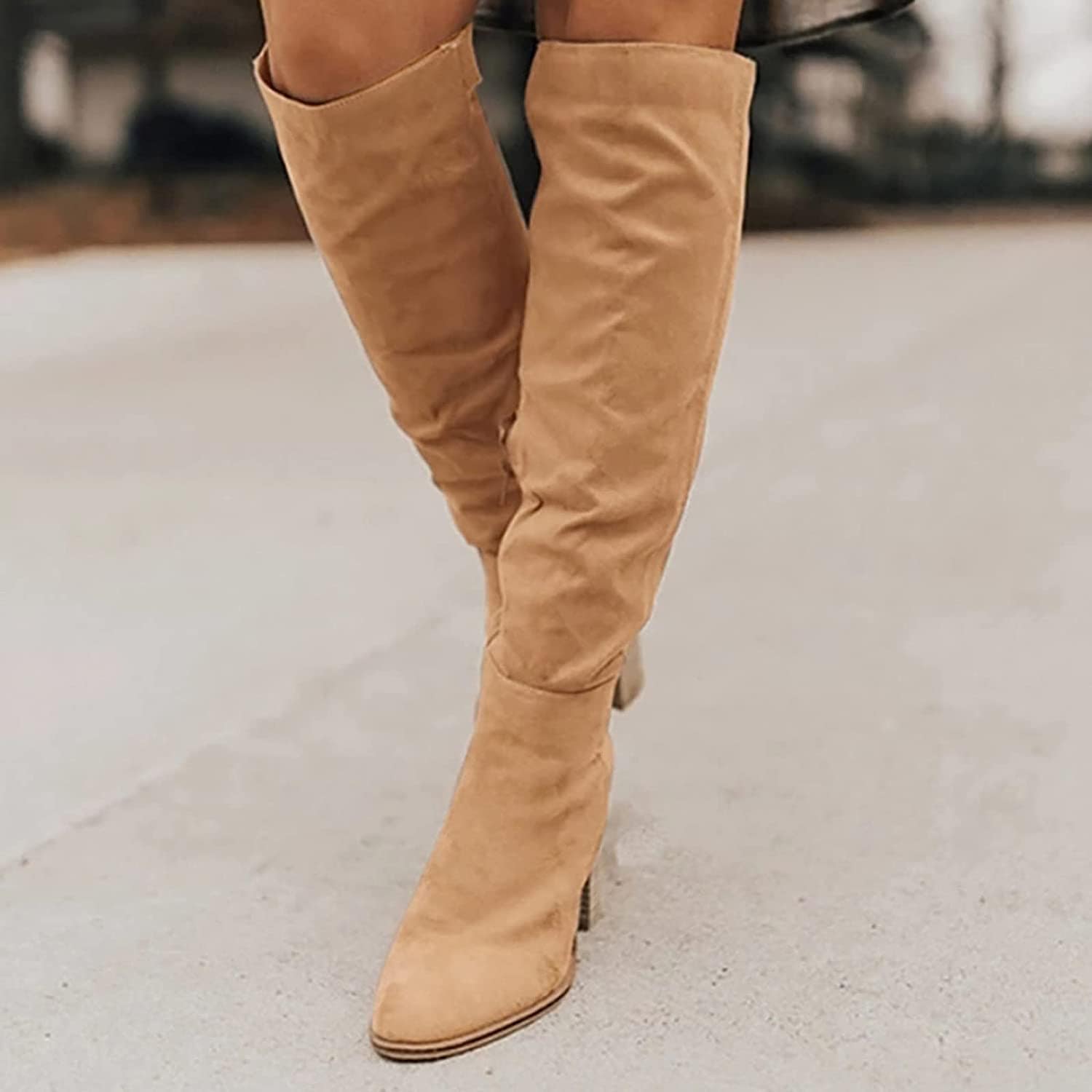 Primadon Knöchelhohe Stiefel Khaki / 35 Nilo | Elegante Overknee Stiefel für Herren Leder Schwarz