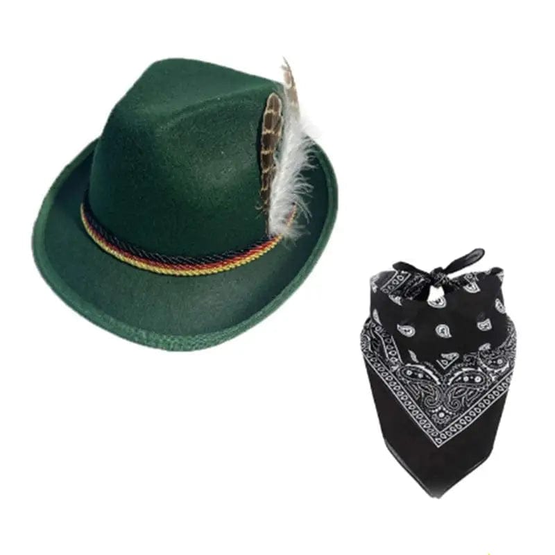 Primadon Kostüme & Zubehör Grün Max | Traditionelles Trachten-Accessoire-Set für Unisex leicht