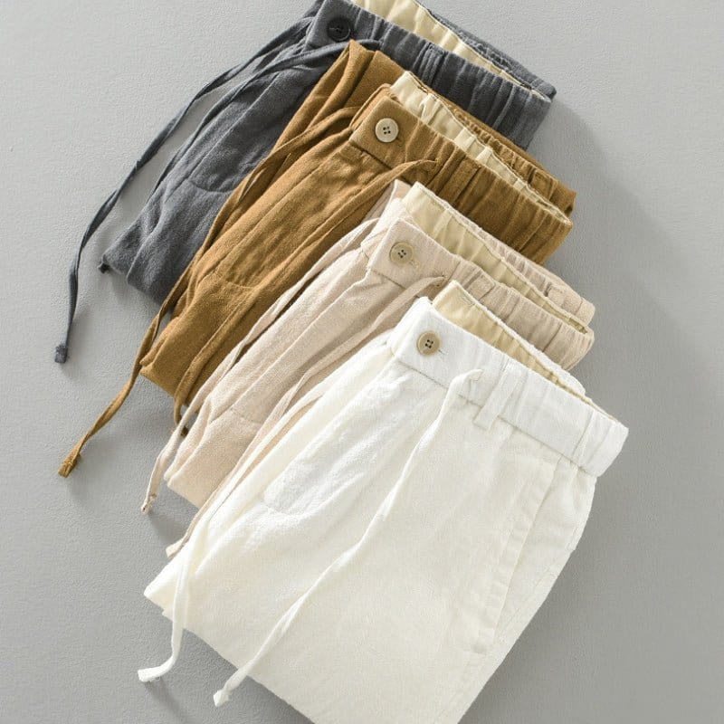 Primadon Lässige Hosen Dorian | Lässige Baumwollhose für Herren leicht
