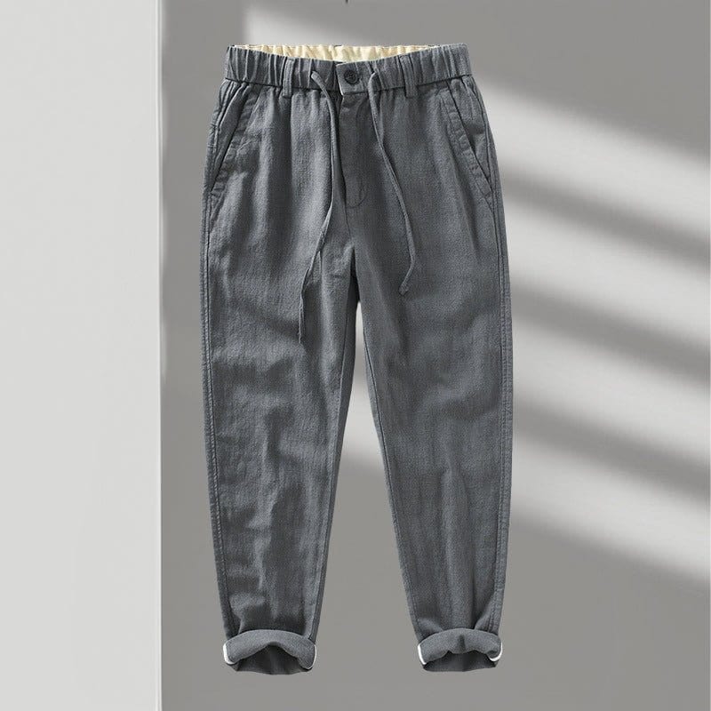 Primadon Lässige Hosen Grau / XS Dorian | Lässige Baumwollhose für Herren leicht