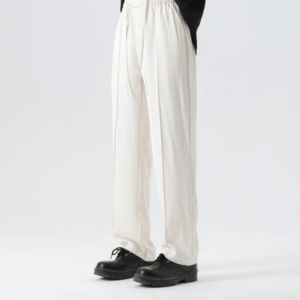 Primadon Lässige Hosen Luke | Lässige Leinen Hose für Herren Sommer weit
