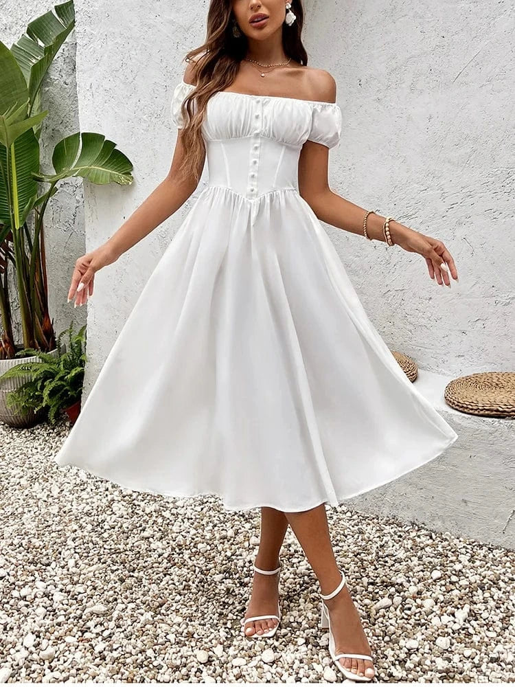 Primadon Lässige Kleider Fiora elegantes Korsettkleid für Damen