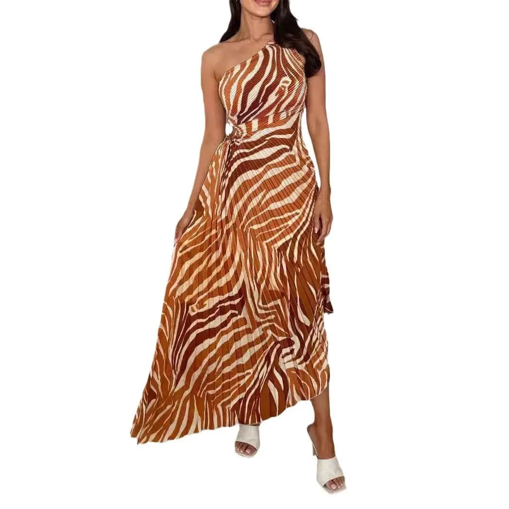 Primadon Lässige Kleider Gina | asymmetrisches Strandkleid für Damen sommer