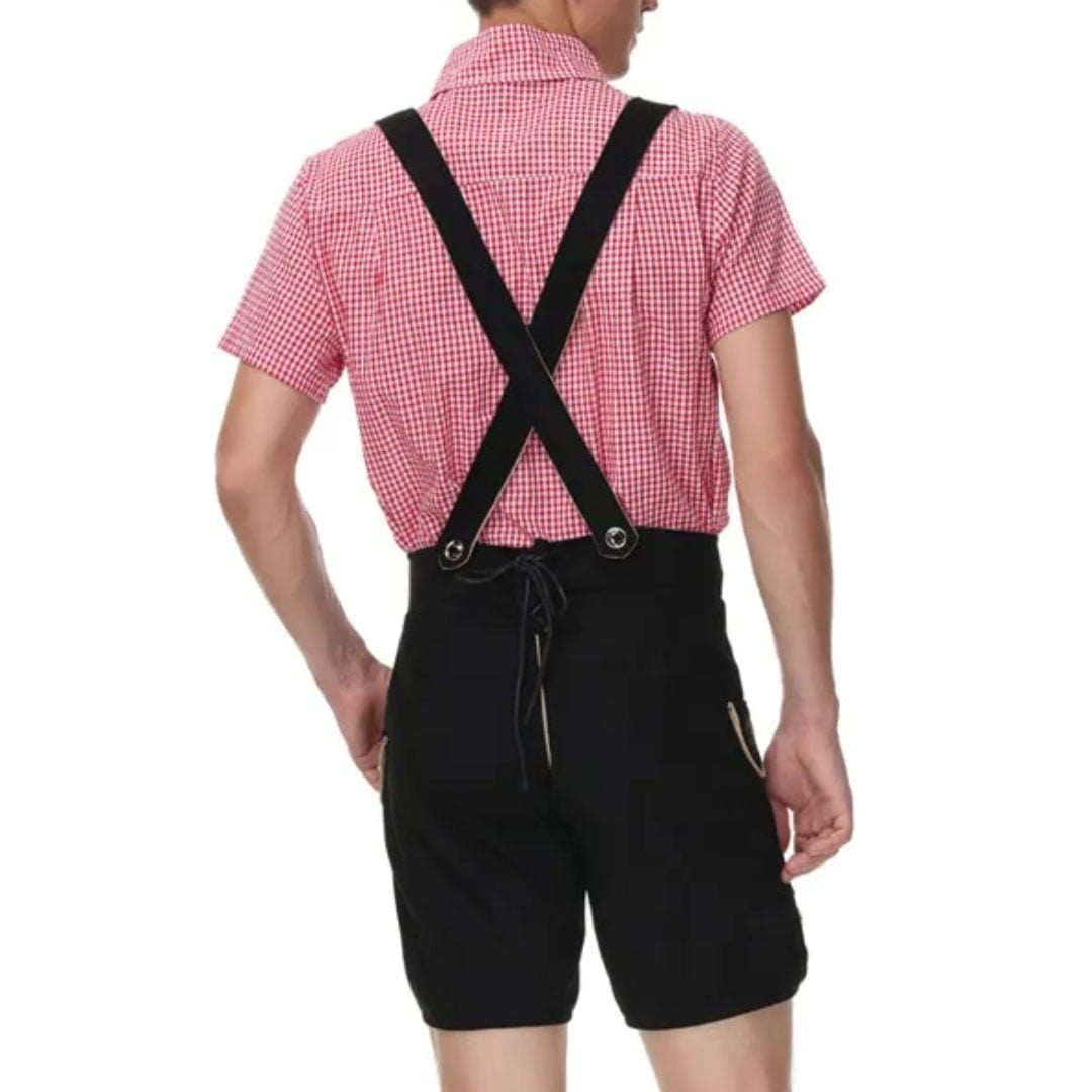Primadon Lederhosen Daniel | Klassische Lederhose für Herren Oktoberfest