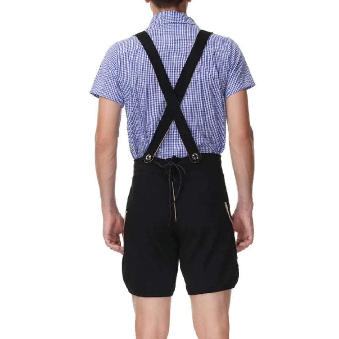 Primadon Lederhosen Daniel | Klassische Lederhose für Herren Oktoberfest