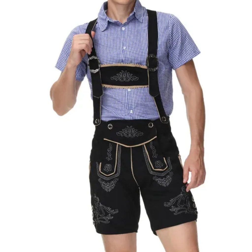 Primadon Lederhosen Daniel | Klassische Lederhose für Herren Oktoberfest