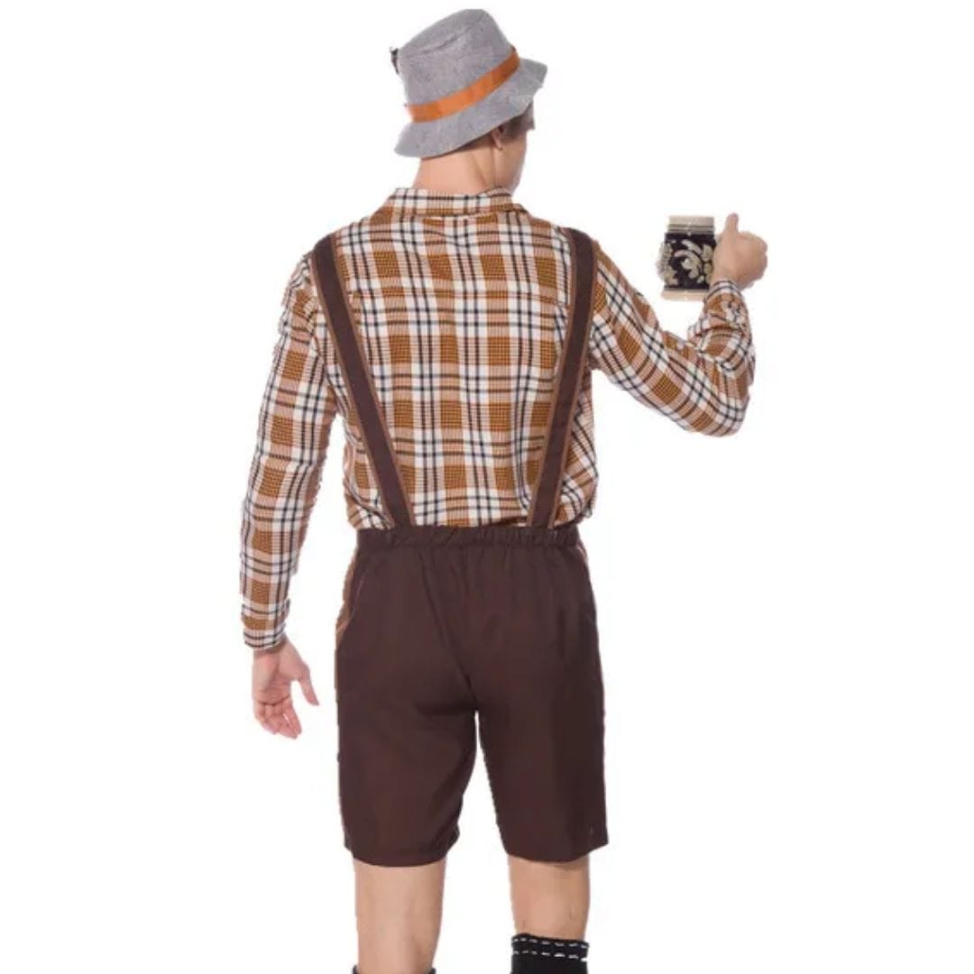 Primadon Lederhosen Eduardo | Elegante Lederhose für Herren Oktoberfest