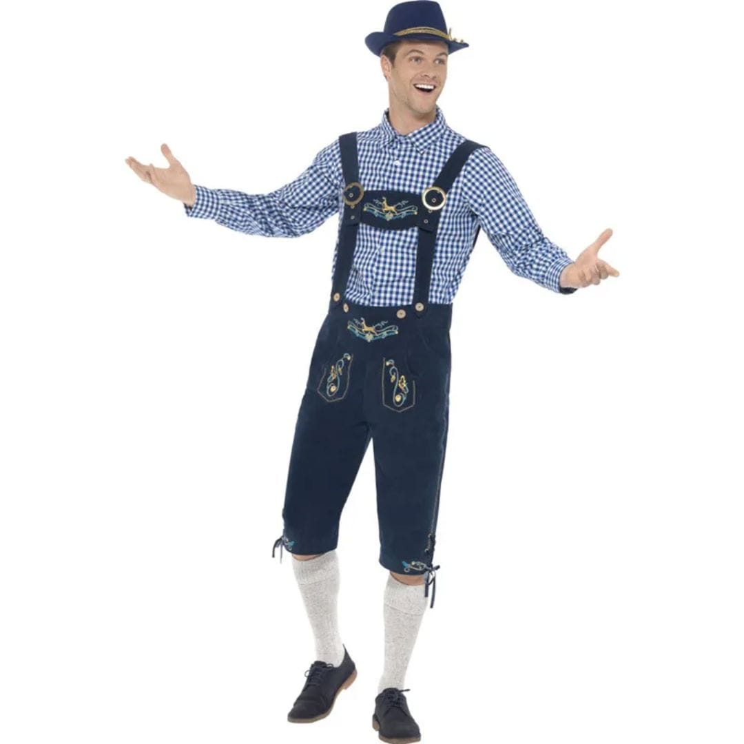 Primadon Lederhosen Elias | Authentische Lederhose für Herren Oktoberfest