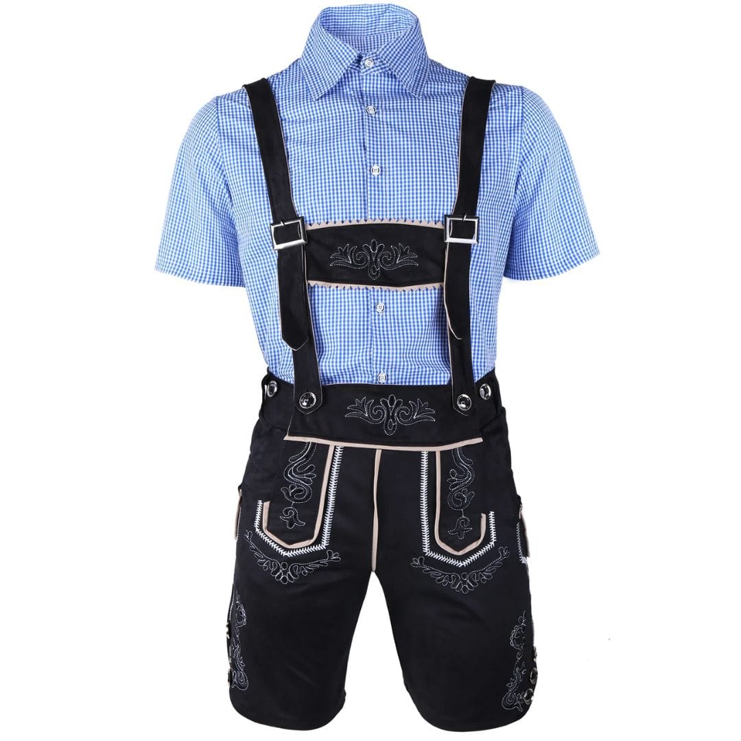 Primadon Lederhosen Gregory | Elegante Lederhose für Herren Oktoberfest