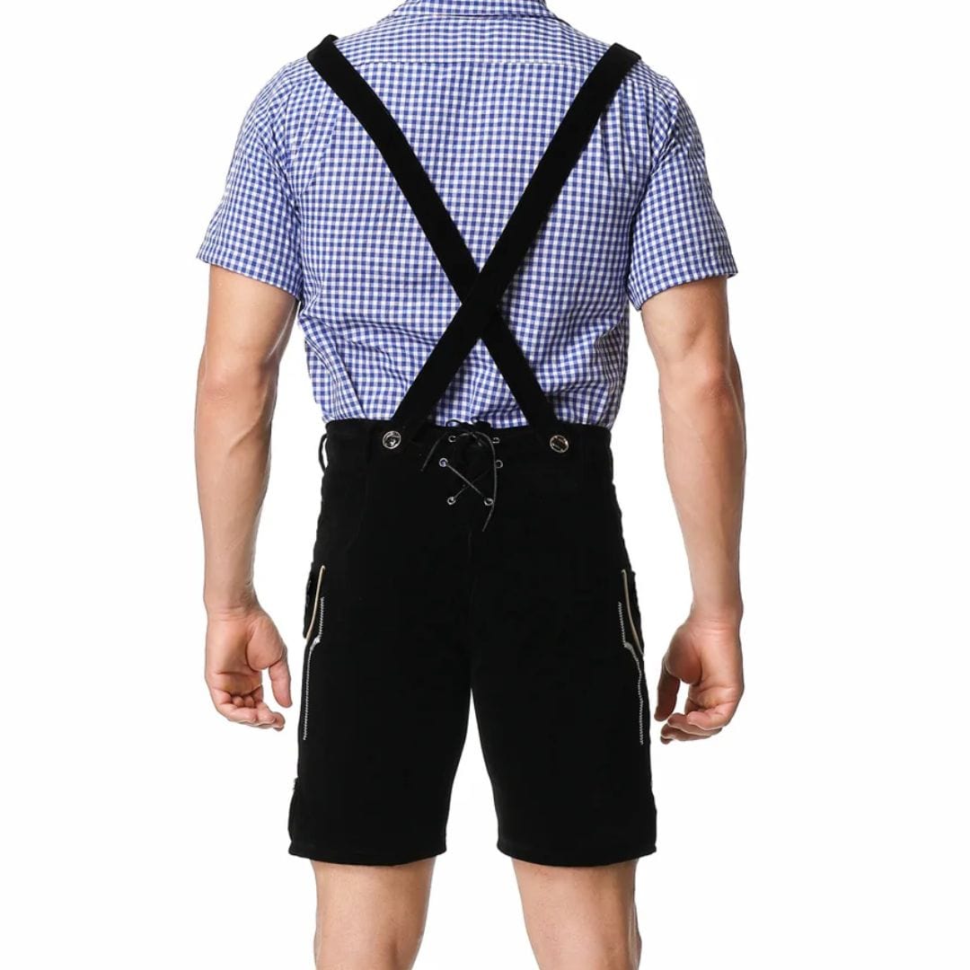 Primadon Lederhosen Gregory | Elegante Lederhose für Herren Oktoberfest