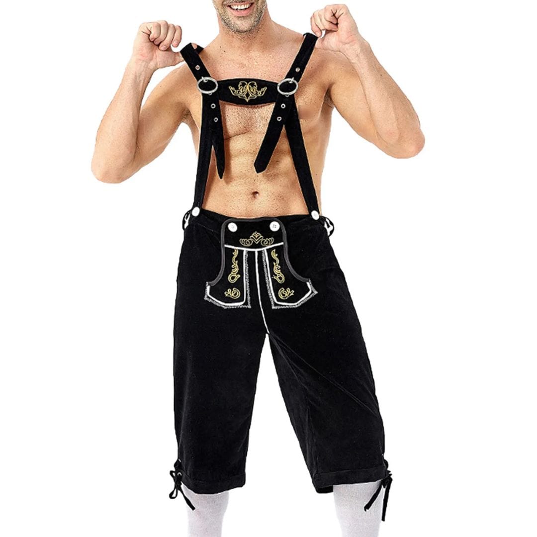 Primadon Lederhosen Lucas | Traditionelle Lederhose für Herren Oktoberfest