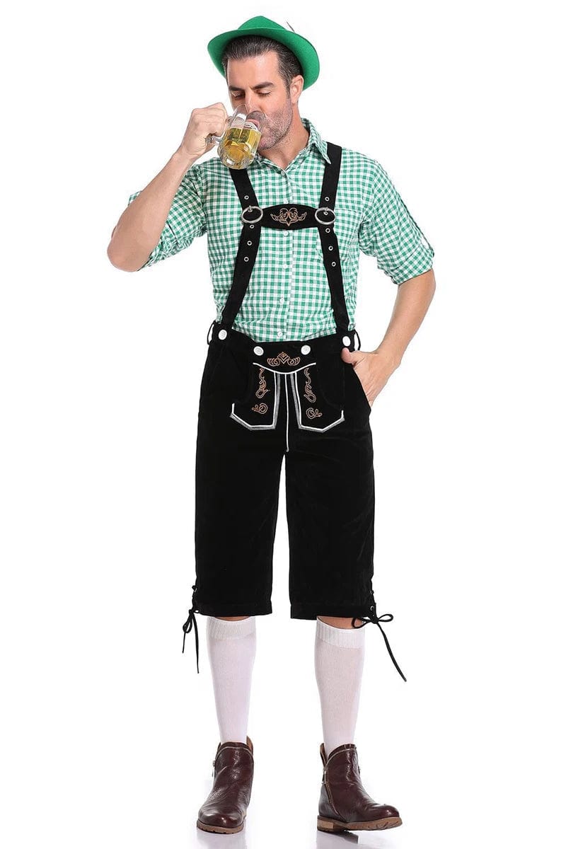 Primadon Lederhosen Niklas | Elegante Lederhose für Herren Oktoberfest