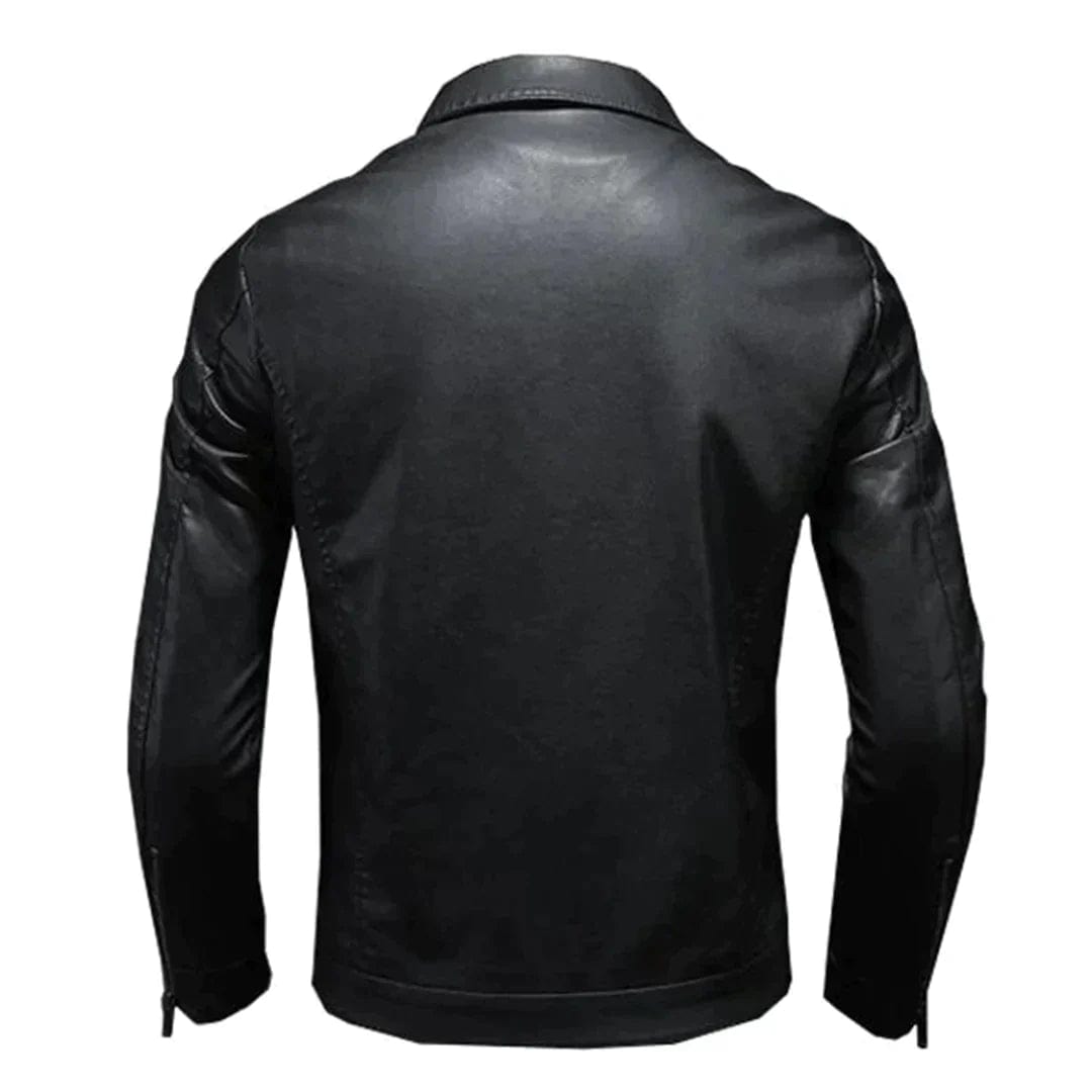 Primadon Motorradjacken Bernardo | Robuste Motorradjacke für Herren Leder Schwarz