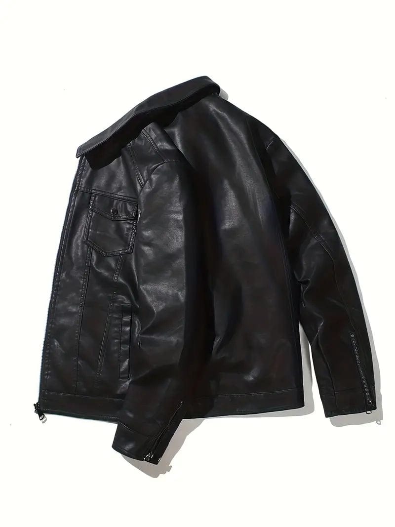 Primadon Motorradjacken Bernardo | Robuste Motorradjacke für Herren Leder Schwarz