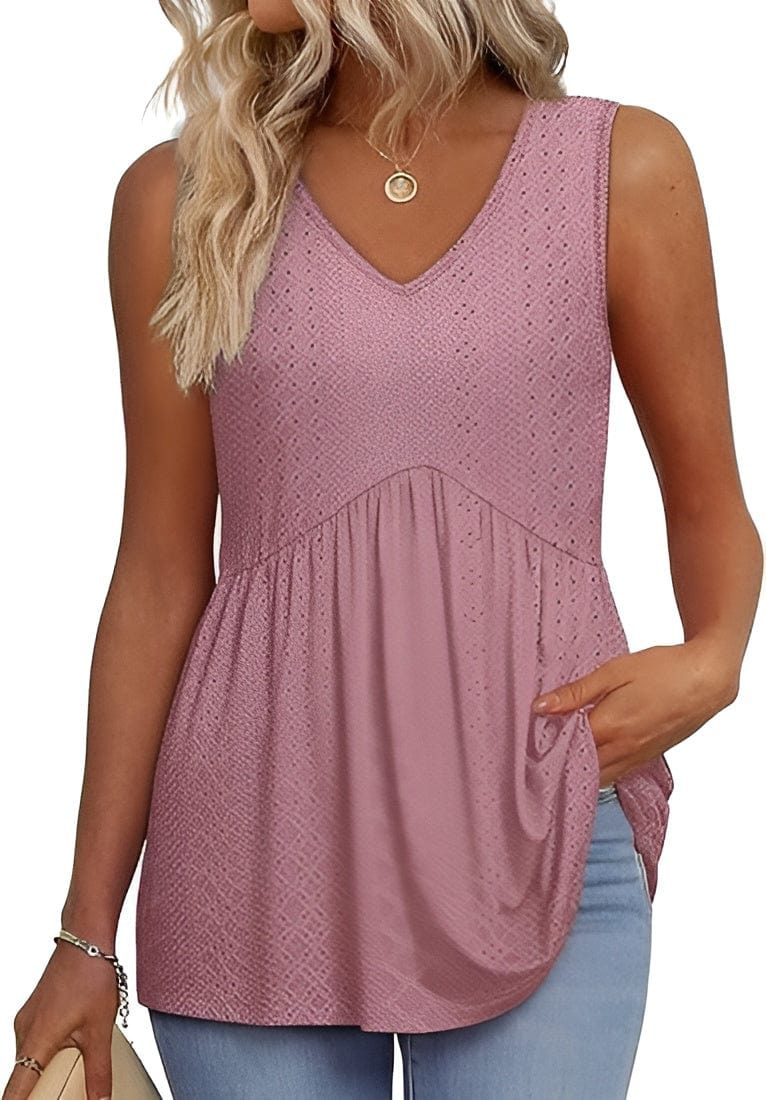 Primadon Oberteile Hellrosa / S Birna | Luftiges Top für Damen Sommer