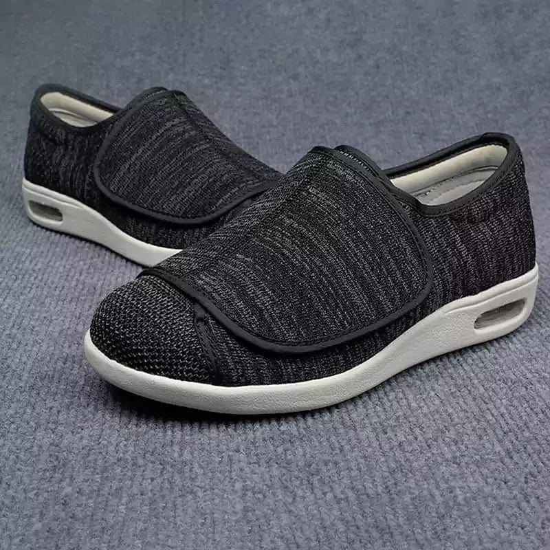 Primadon Orthopädische Schuhe Schwarzgrau / 36 Sarah | Bequeme Orthopädische Schuhe für Damen Alltag