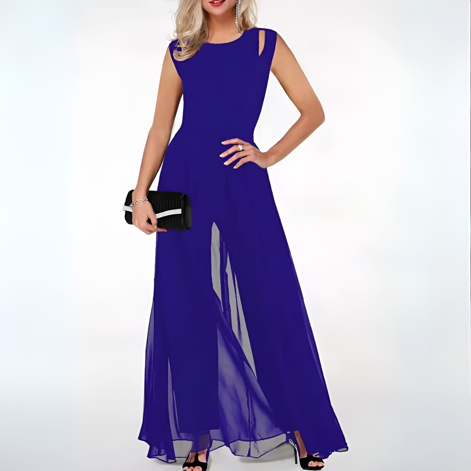 Primadon Overallanzüge Königsblau / XS Élise | luftiger Jumpsuit für Damen sommer