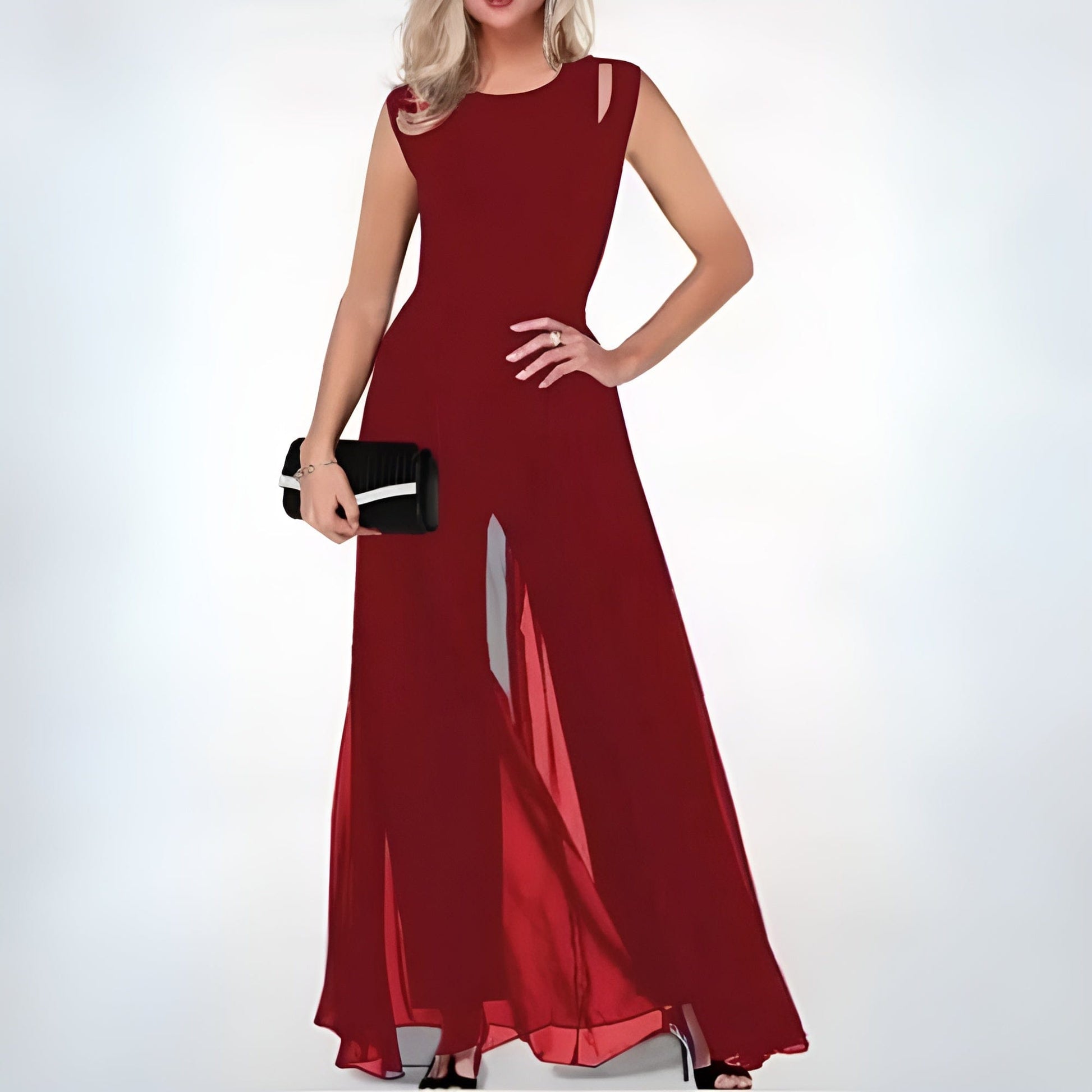 Primadon Overallanzüge Rot / XS Élise | luftiger Jumpsuit für Damen sommer