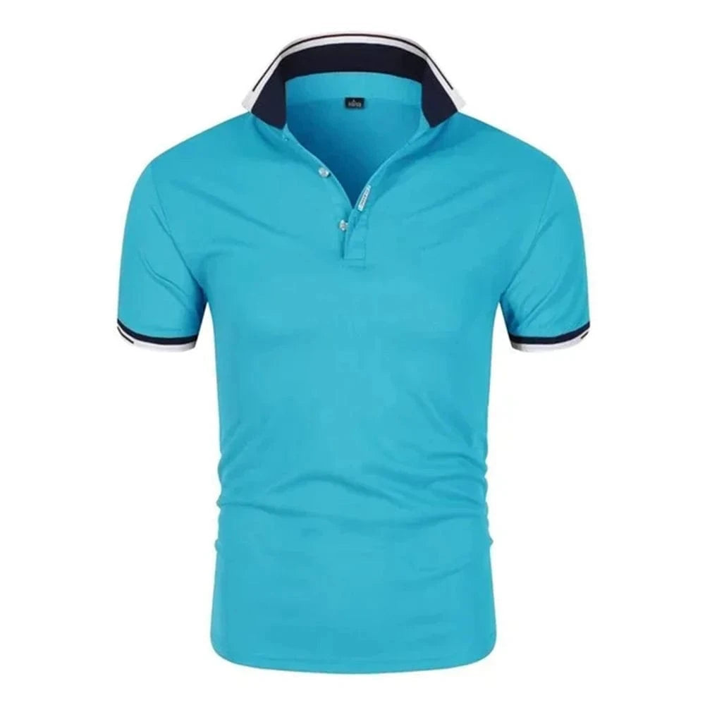 Primadon Poloshirts 3 / M Téo leicht tailliertes Polo-Shirt für Herren atmungsaktiv Baumwolle
