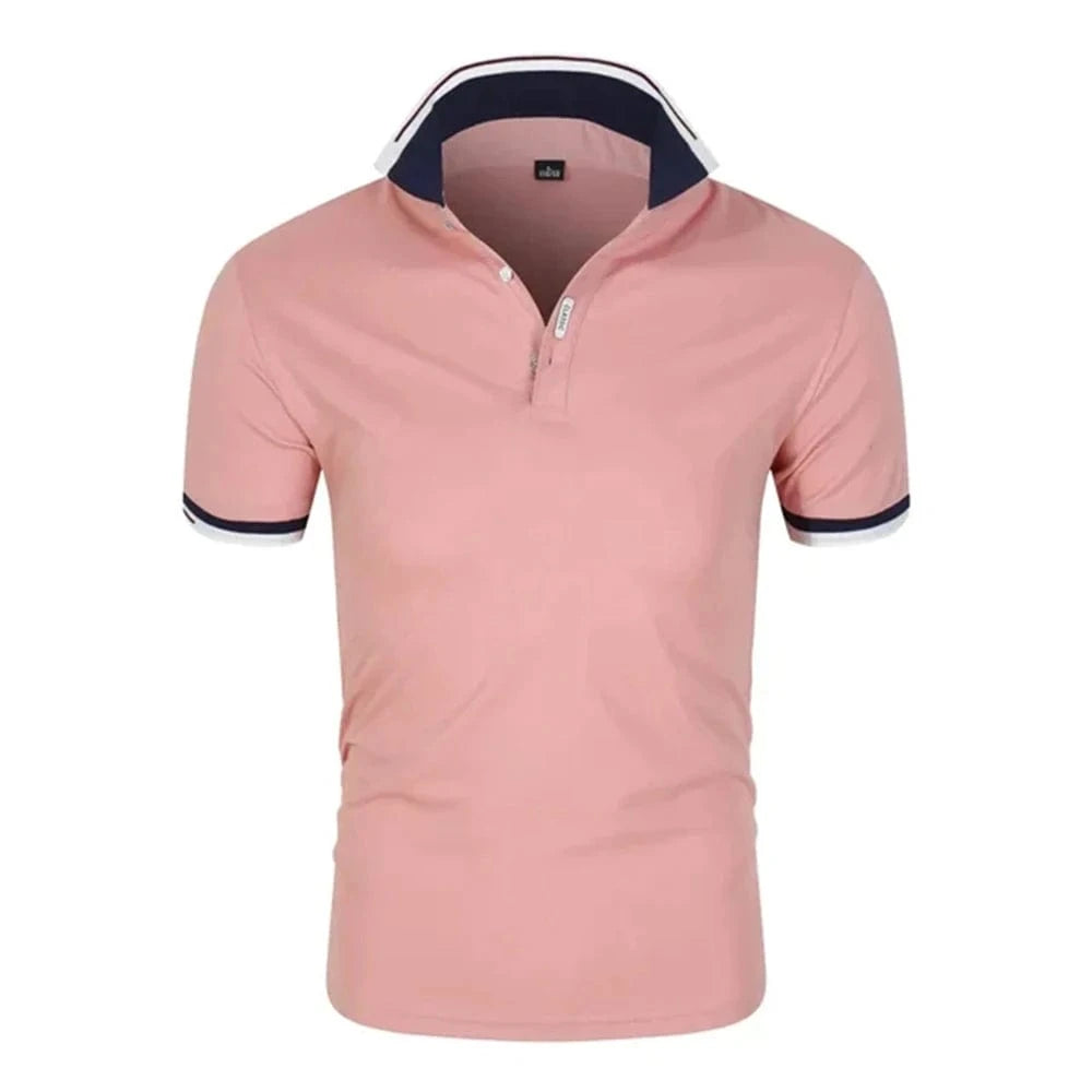 Primadon Poloshirts 4 / M Téo leicht tailliertes Polo-Shirt für Herren atmungsaktiv Baumwolle