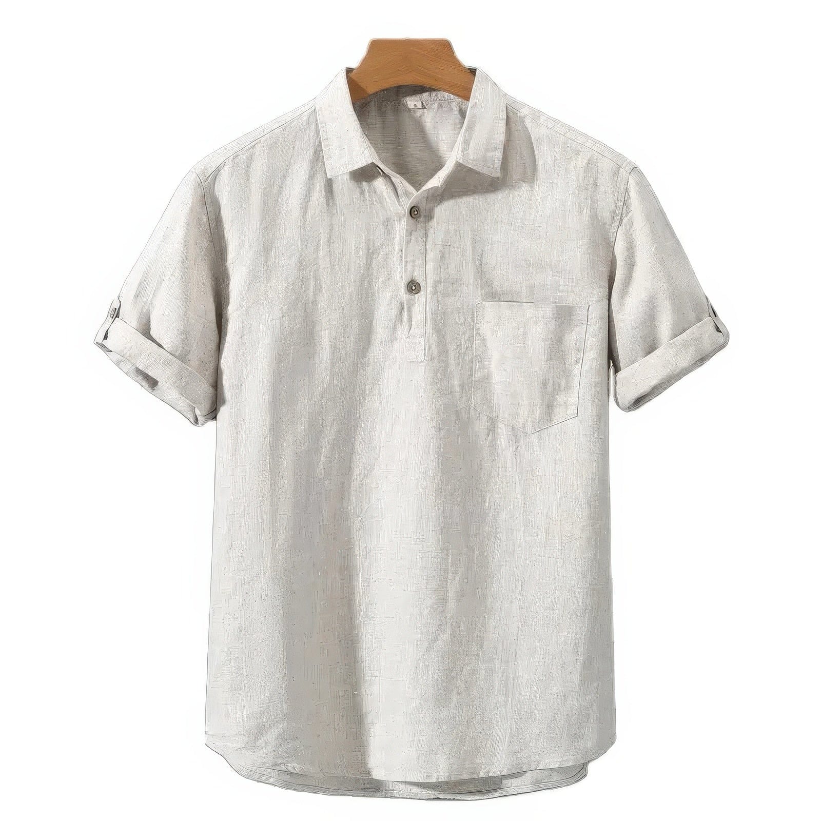 Primadon Poloshirts Beige / S Yann | elegantes Poloshirt für Herren leinen