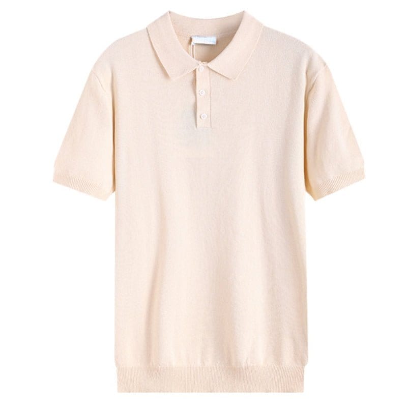 Primadon Poloshirts Beige / XS Jonas | Elegantes Poloshirt für Herren kurzarm atmungsaktiv
