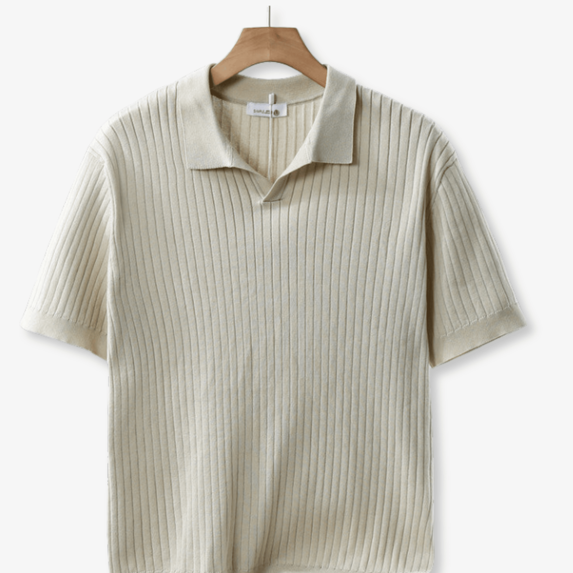 Primadon Poloshirts Beige / XS Kian schmal geschnittenes Poloshirt für Herren Baumwolle
