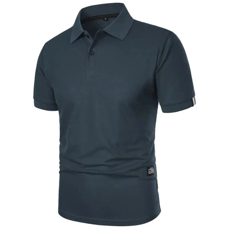 Primadon Poloshirts Dunkelgrau / XXL Silvan atmungsaktives Polohemd für Herren regular fit