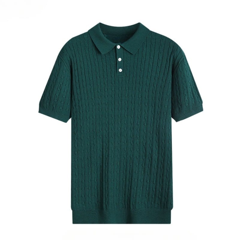 Primadon Poloshirts Dunkelgrün / XS Jens | Lässiges Polo Shirt für Herren Kurzarm