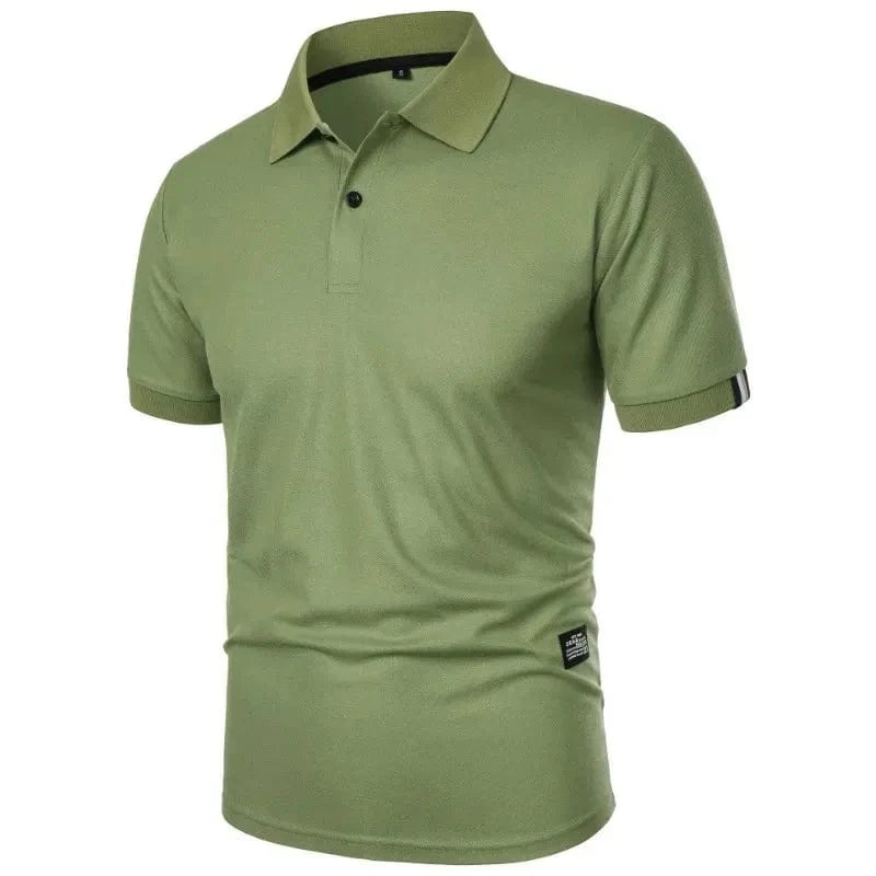 Primadon Poloshirts Grün / M Silvan atmungsaktives Polohemd für Herren regular fit