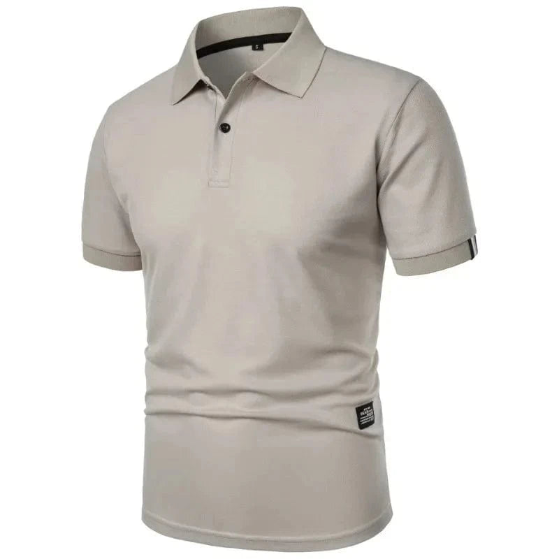Primadon Poloshirts Hellgrau / XXXL Silvan atmungsaktives Polohemd für Herren regular fit