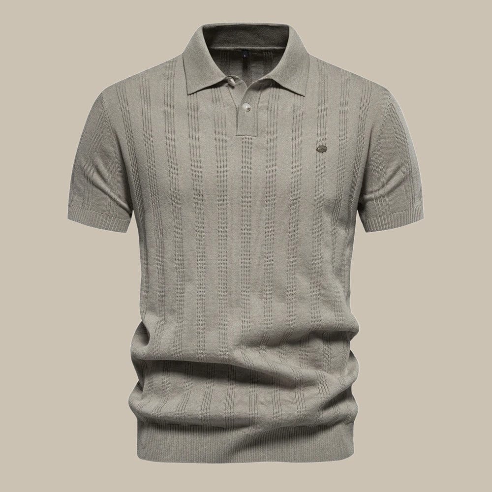 Primadon Poloshirts Khaki / S Lior atmungsaktives Poloshirt für Herren Sommer