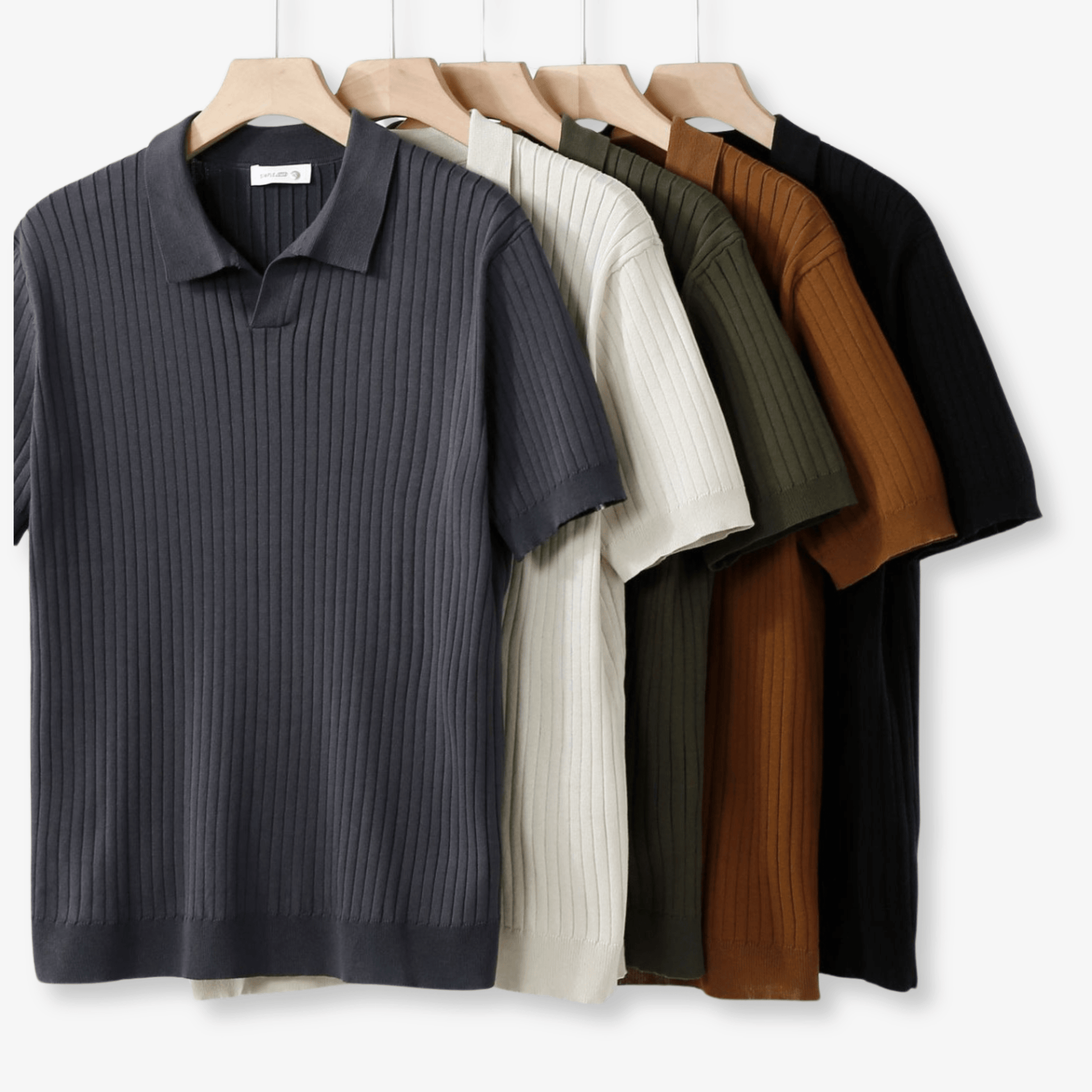 Primadon Poloshirts Kian schmal geschnittenes Poloshirt für Herren Baumwolle