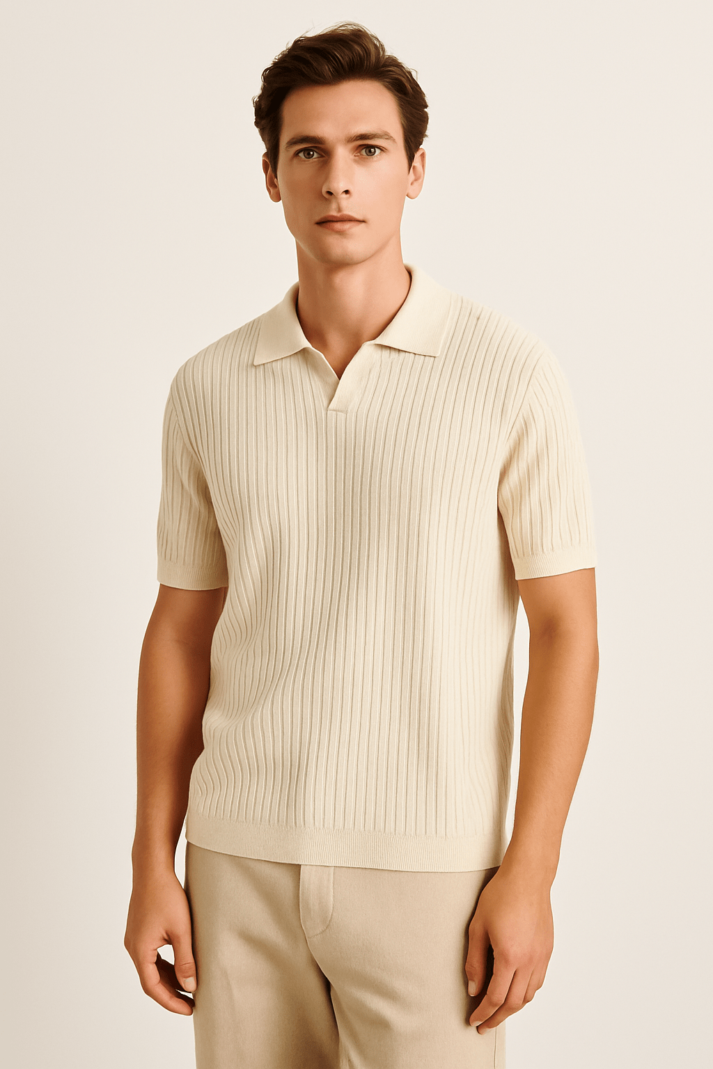 Primadon Poloshirts Kian schmal geschnittenes Poloshirt für Herren Baumwolle