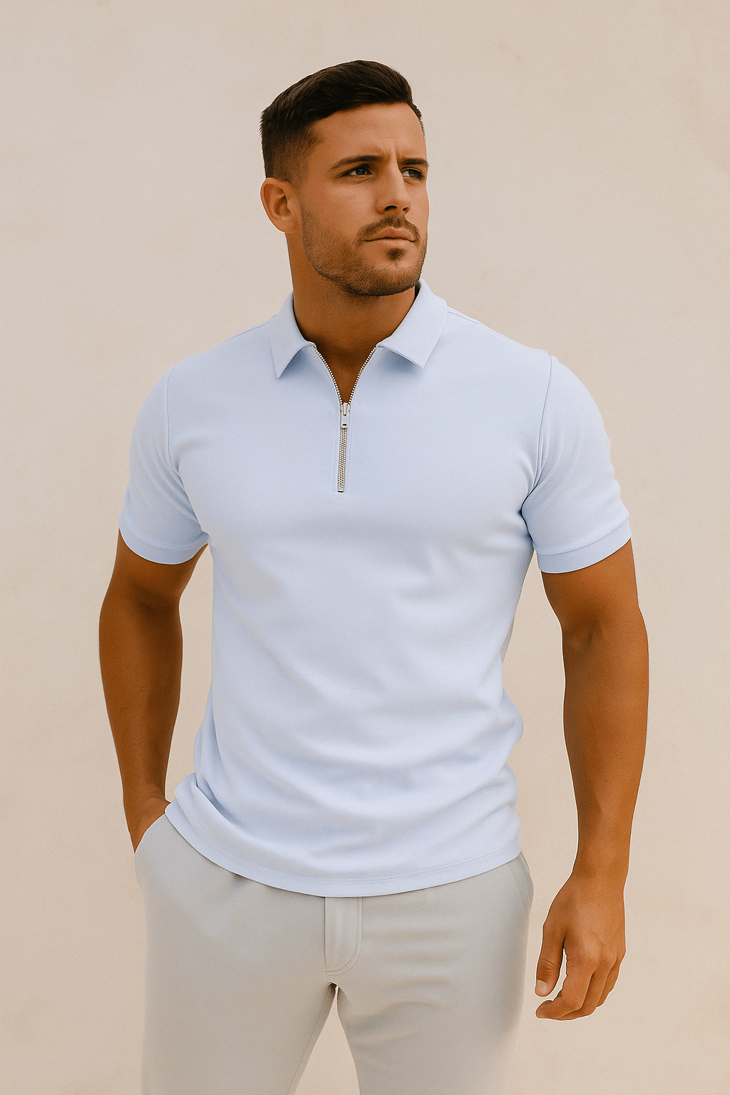 Primadon Poloshirts Levi sportliches Poloshirt für Herren stretch