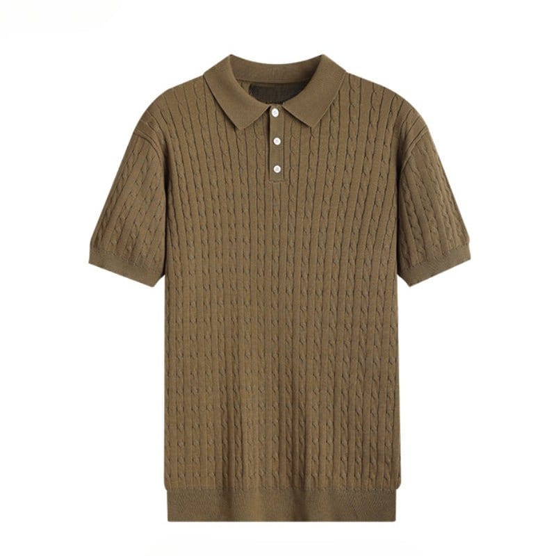 Primadon Poloshirts Olive / XS Jens | Lässiges Polo Shirt für Herren Kurzarm