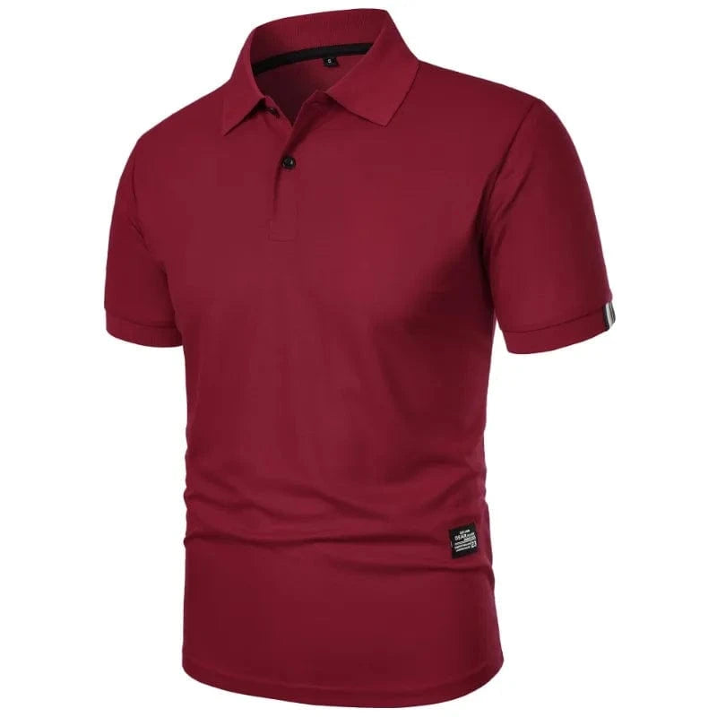 Primadon Poloshirts Rot / S Santiago atmungsaktives Polo-Shirt für Herren Sommer