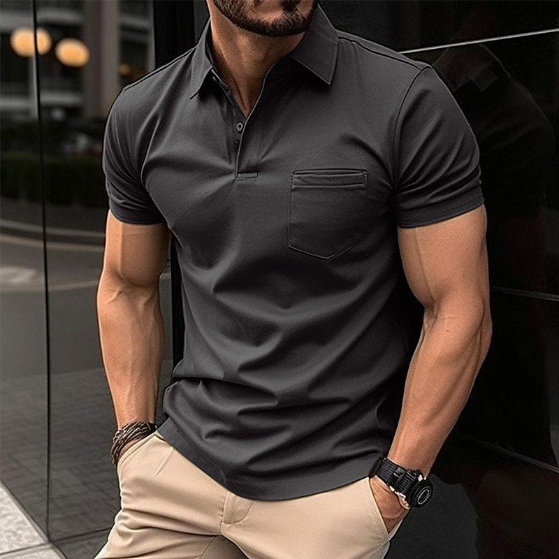 Primadon Poloshirts Schwarz / XS Alec | Atmungsaktives Poloshirt für Herren Sommer