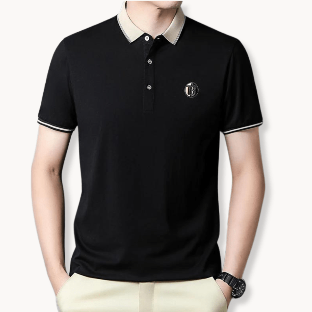 Primadon Poloshirts Stefan | atmungsaktives Polo Shirt für Herren Baumwolle