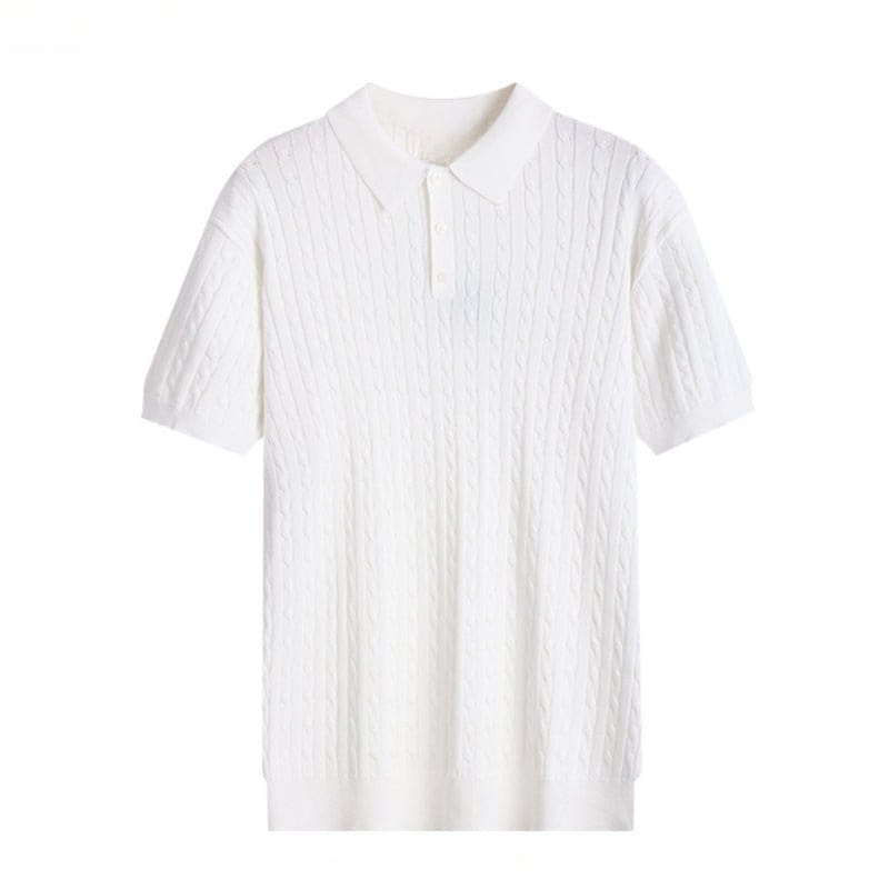 Primadon Poloshirts Weiß / XS Jens | Lässiges Polo Shirt für Herren Kurzarm