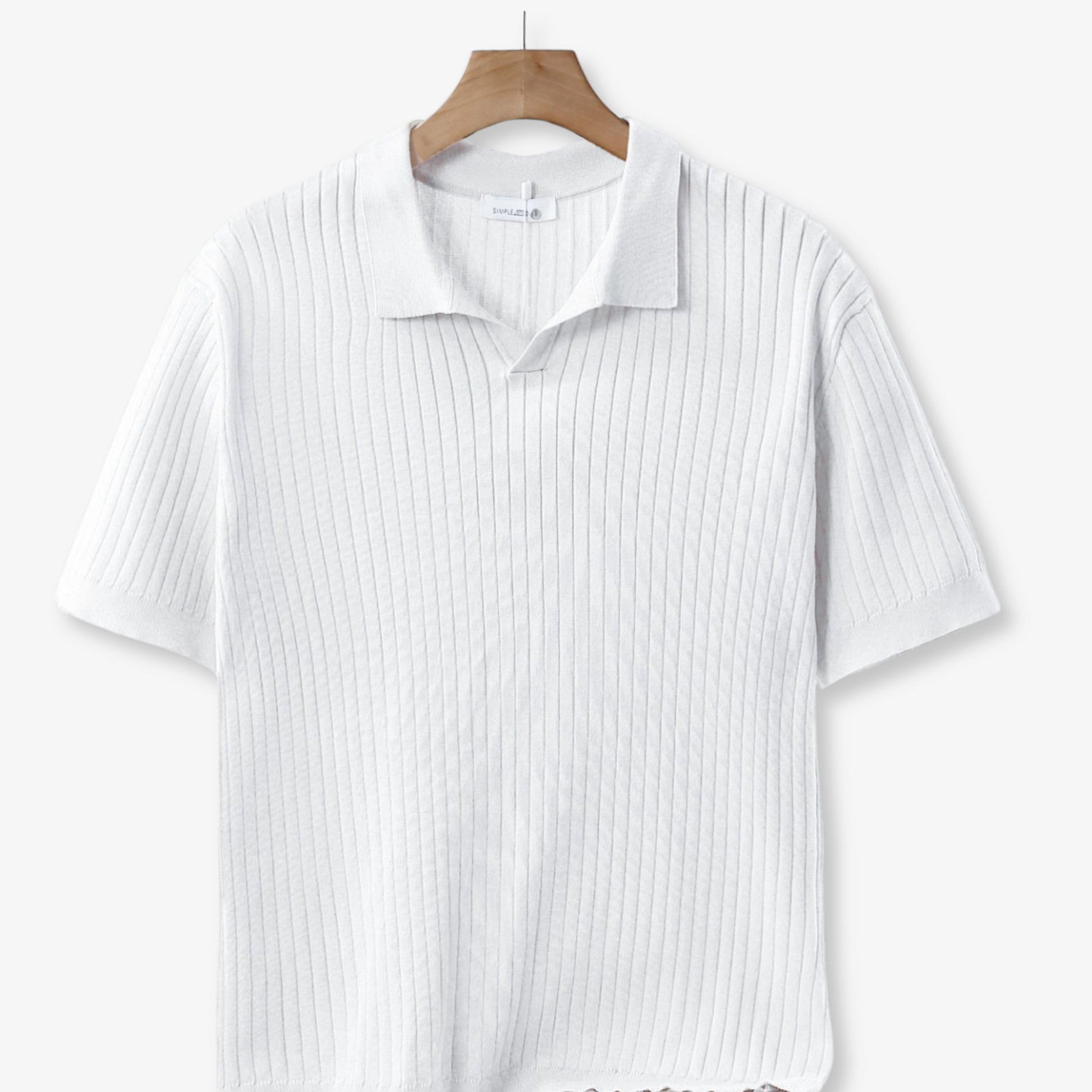 Primadon Poloshirts Weiß / XS Kian schmal geschnittenes Poloshirt für Herren Baumwolle