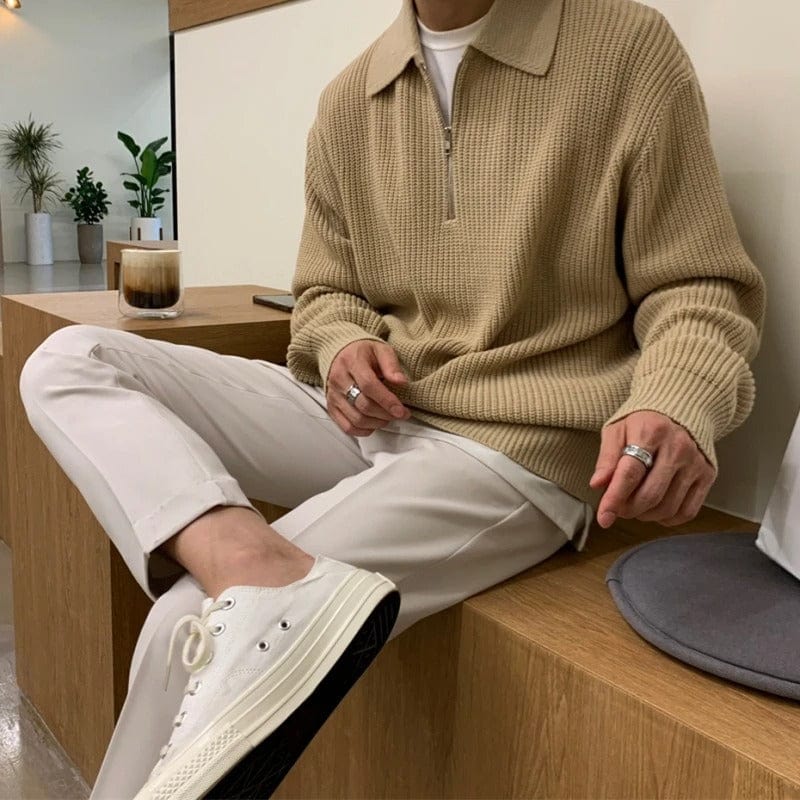 Primadon Pullover Alvaro | Eleganter Jacquard-Pullover für Herren langarm