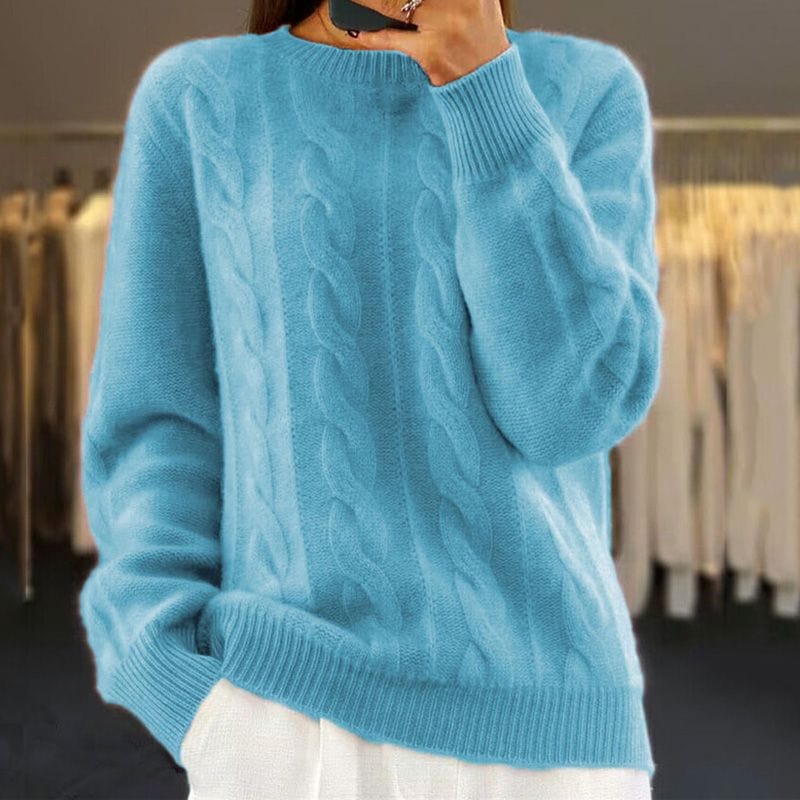 Primadon Pullover Blau / XS Alida | Eleganter Damenpullover für jeden Anlass nachhaltig