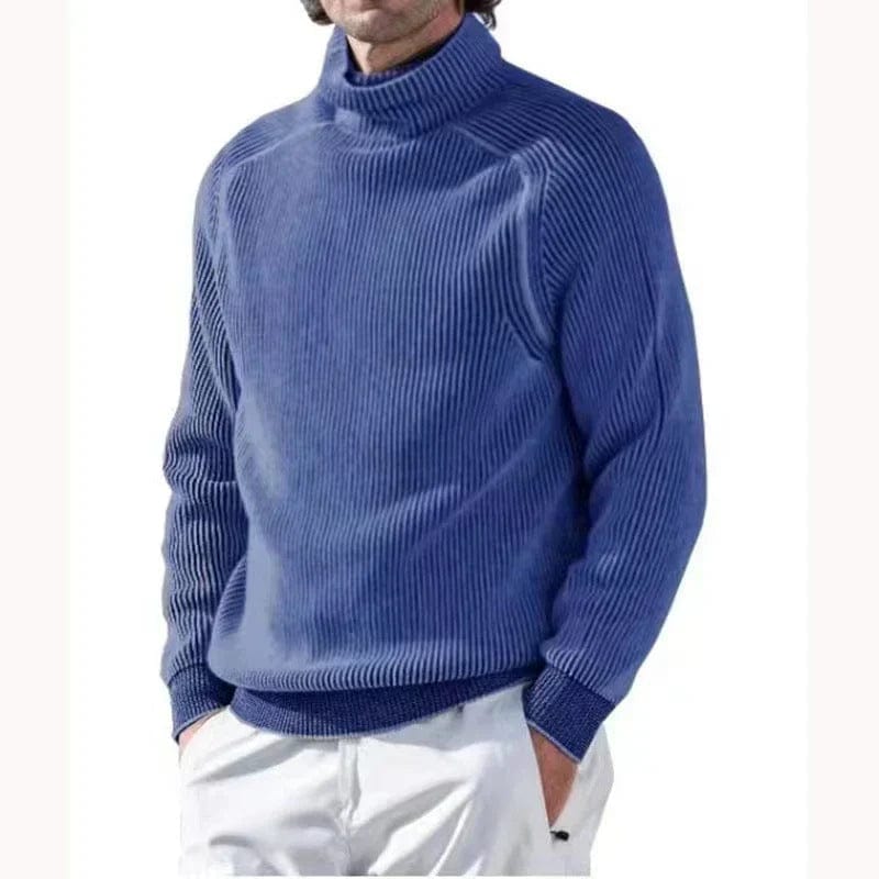 Primadon Pullover Blau / XS Johnny | Eleganter Rollkragenpullover für Herren