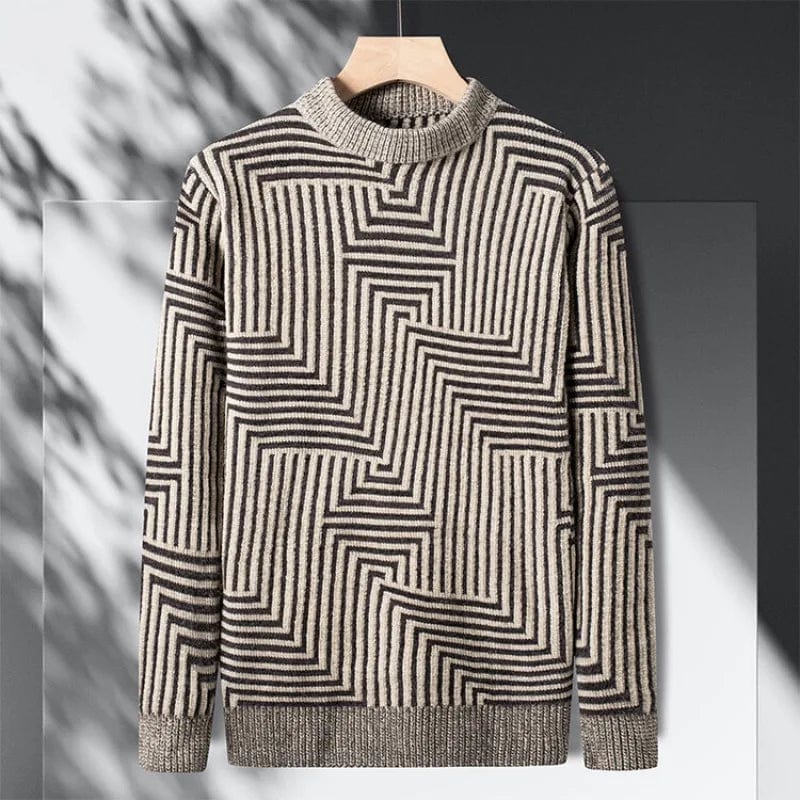 Primadon Pullover Dieter | Eleganter Herrenpullover aus Wollmix für Herbst