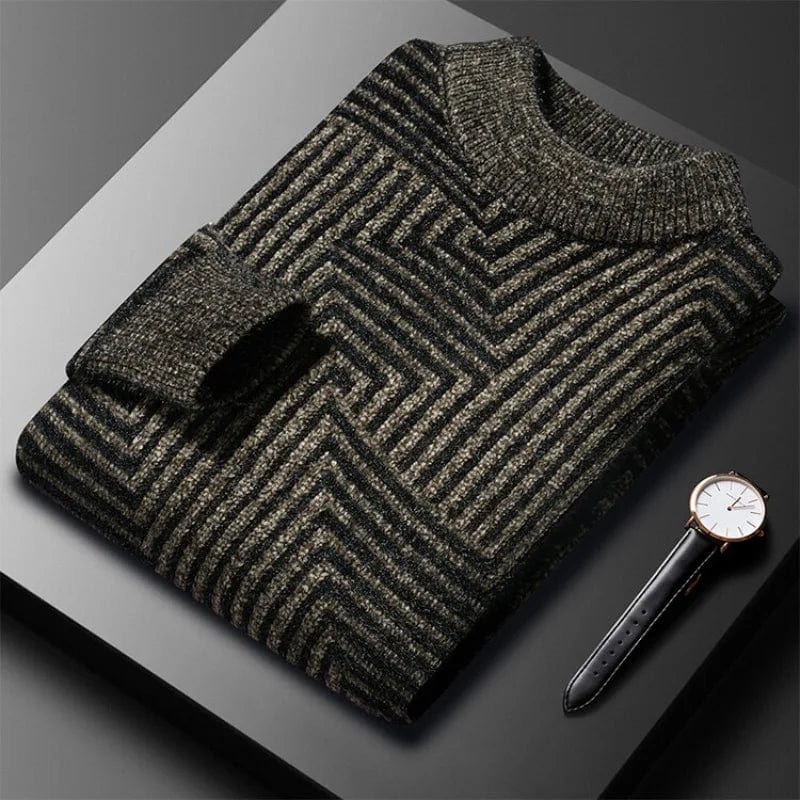 Primadon Pullover Dieter | Eleganter Herrenpullover aus Wollmix für Herbst