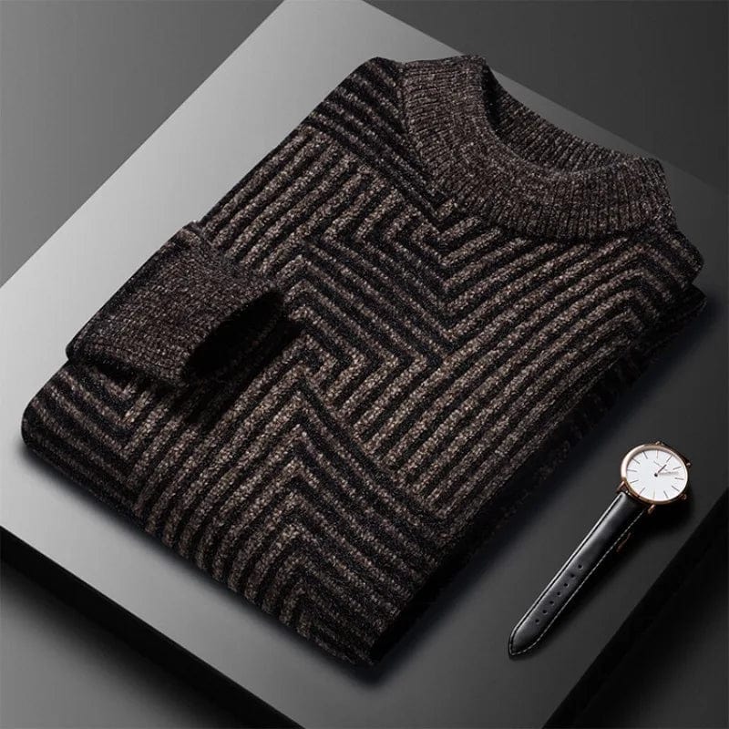 Primadon Pullover Dieter | Eleganter Herrenpullover aus Wollmix für Herbst