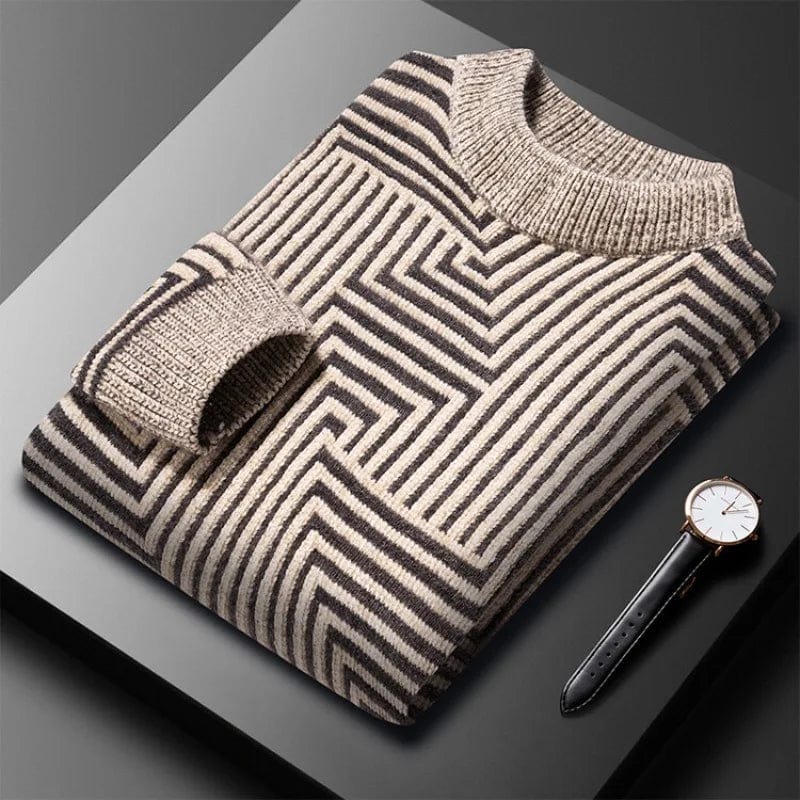 Primadon Pullover Dieter | Eleganter Herrenpullover aus Wollmix für Herbst