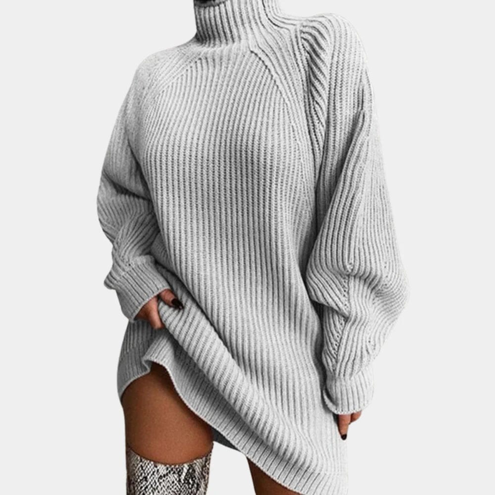 Primadon Pullover Eleganter Rollkragenpullover für Damen aus feiner Wolle warm vielseitig